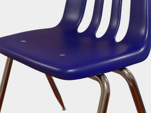Classroom Chair 3D Model