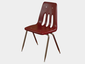 Classroom Chair 3D Model