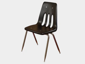 Classroom Chair 3D Model