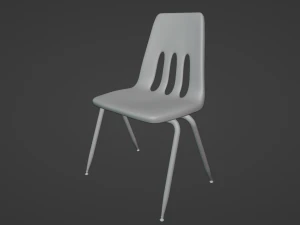 Classroom Chair 3D Model