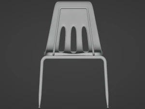 Classroom Chair 3D Model