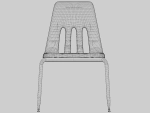 Classroom Chair 3D Model