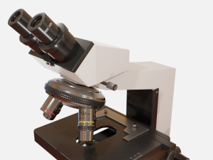 Microscope 3D Model