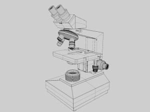 Microscope 3D Model