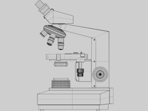 Microscope 3D Model
