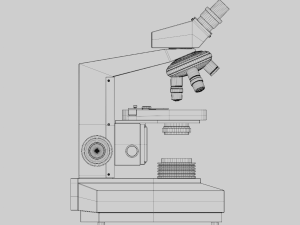 Microscope 3D Model