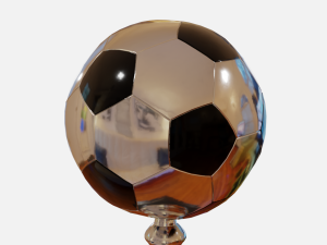 Soccer Trophy Modello 3D