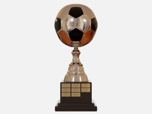 Soccer Trophy Modello 3D