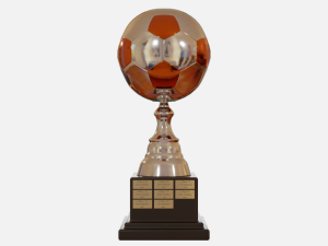 Soccer Trophy Modello 3D