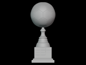 Soccer Trophy Modello 3D
