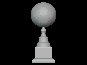 Soccer Trophy Modello 3D