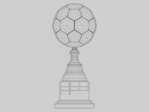 Soccer Trophy Modello 3D
