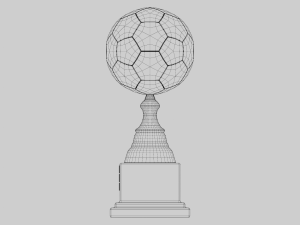 Soccer Trophy Modello 3D