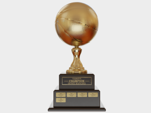 Basketball Trophy 3D Model