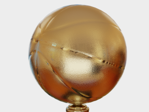 Basketball Trophy 3D Model