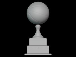 Basketball Trophy 3D Model