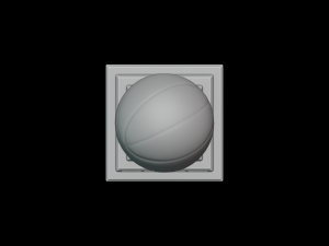 Basketball Trophy 3D Model