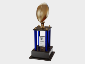 Football Trophy Model 3D