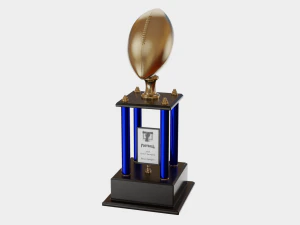 Football Trophy 3D Model