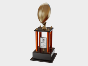 Football Trophy Model 3D