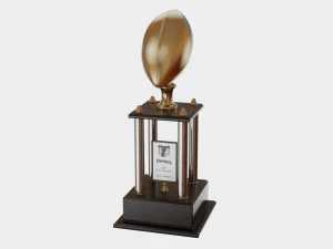 Football Trophy 3D Model