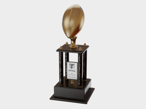 Football Trophy Model 3D