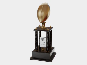 Football Trophy 3D Model