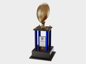 Football Trophy Model 3D