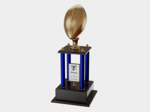 Football Trophy 3D Model