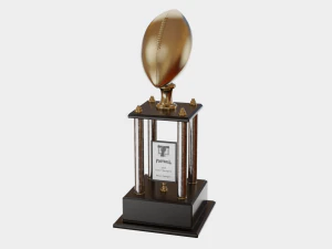 Football Trophy 3D Model