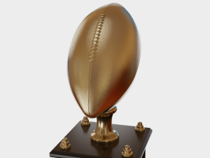 Football Trophy Model 3D