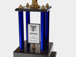 Football Trophy 3D Model