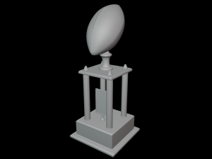 Football Trophy Model 3D
