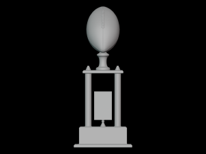Football Trophy Model 3D