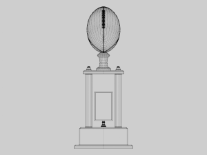Football Trophy Model 3D