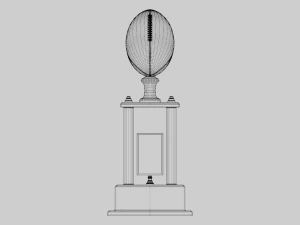 Football Trophy 3D Model