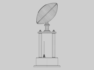 Football Trophy 3D Model
