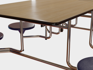 Mobile Cafeteria Table 3Dモデル