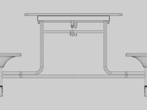 Mobile Cafeteria Table 3Dモデル