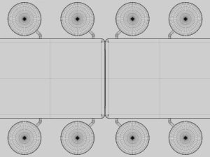移动食堂桌 3D 模型