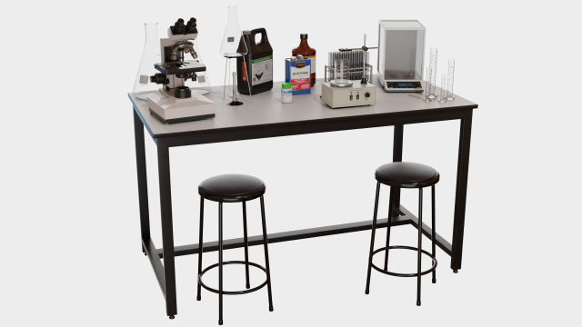 Science Equipment 3Dモデル .c4d .max .obj .3ds .fbx .stl .blend 