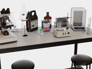 Bilim Ekipmanları 3D Model