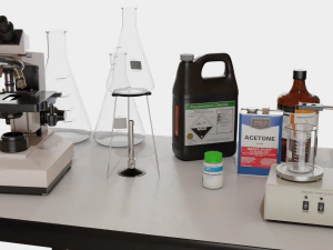 Bilim Ekipmanları 3D Model