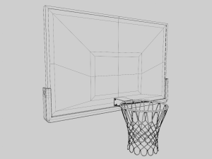 Basketball Goal 3D Model