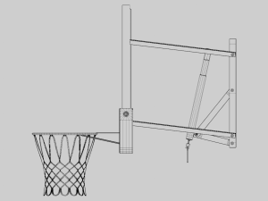 Basketball Goal 3D Model