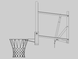 Basketball Goal 3D Model