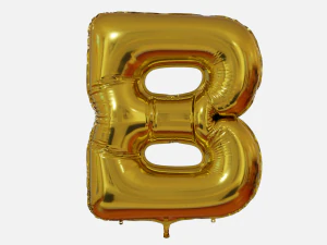 Foil Balloon Letters Collection 3D Model