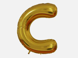 Foil Balloon Letters Collection 3D Model