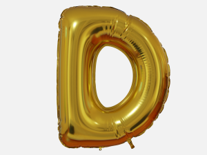 Foil Balloon Letters Collection 3D 모델