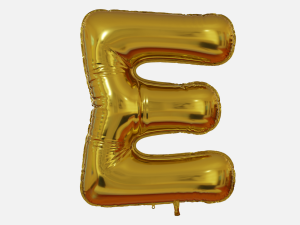 Foil Balloon Letters Collection 3D 모델